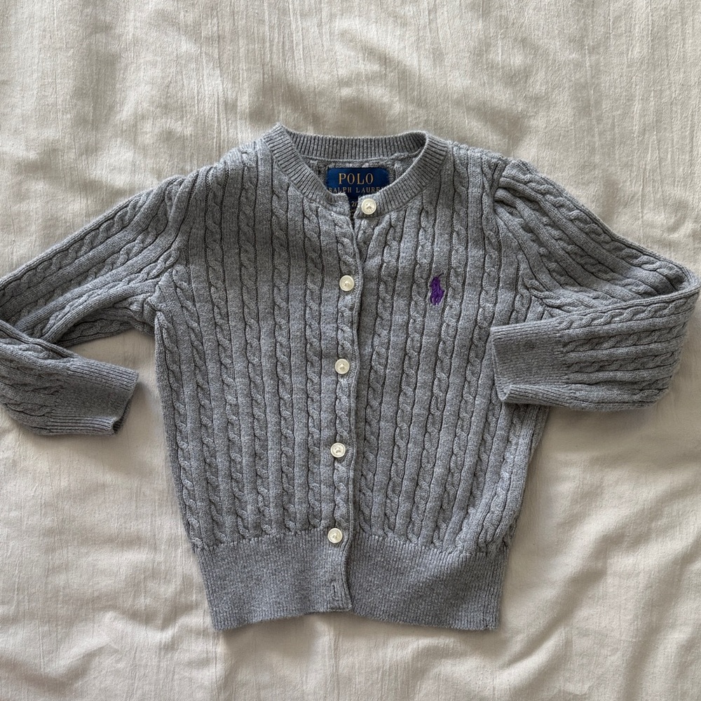 Polo by Ralph Lauren Gray Knit Sweater